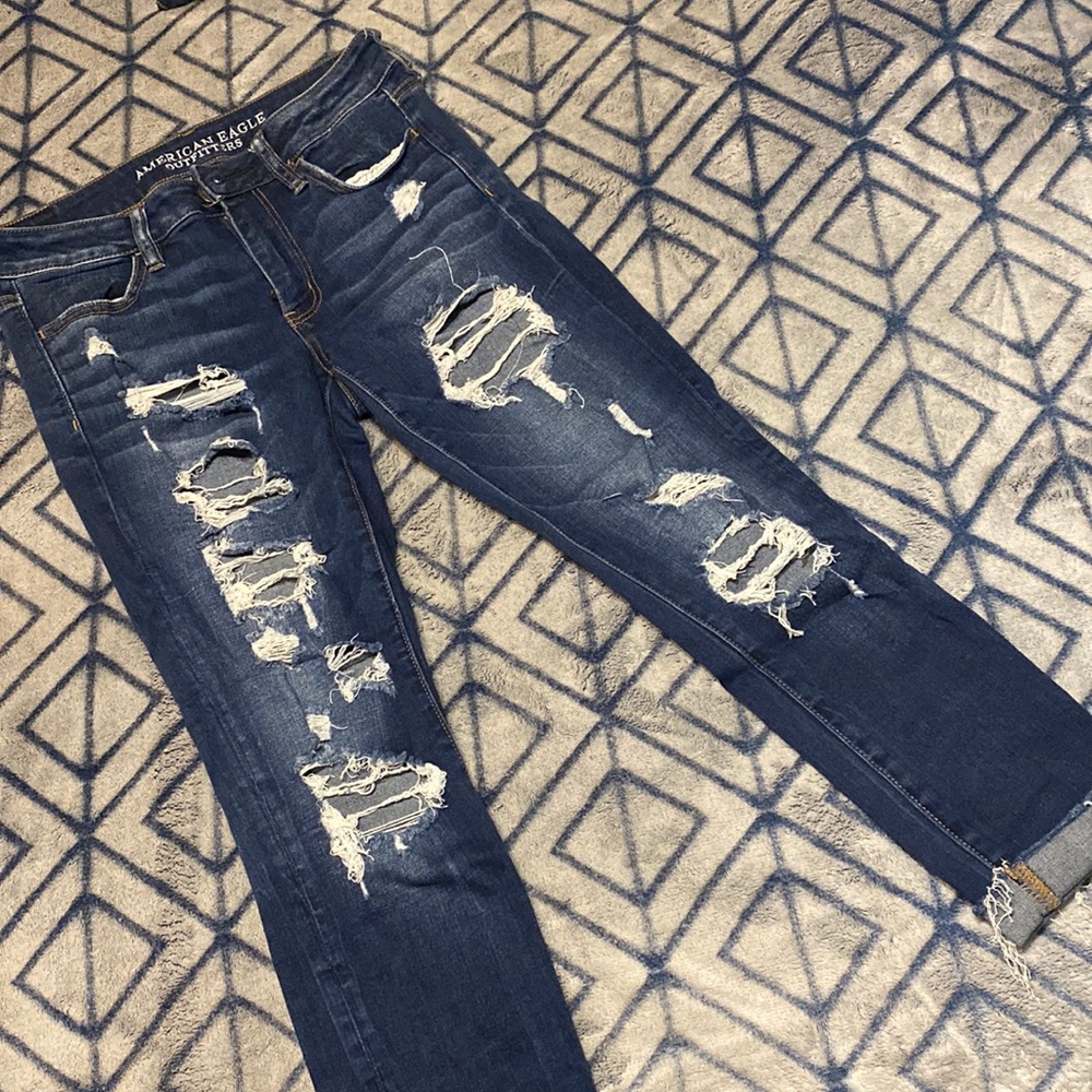 American Eagle Super stretch jegging crop jeans